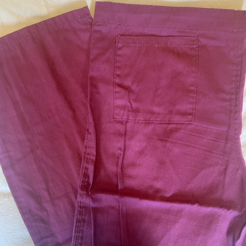 Maroon Scrub Pants